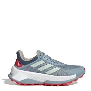 #1 Best Seller: Adidas Terrex Soulstride Ultra Trail Running Shoes Magic Grey / Linen Green / Pure Ruby  Almost Gone!