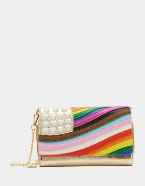 AMERICAN PRIDE WALLET ON CHAIN MULTI Betsey Johnson