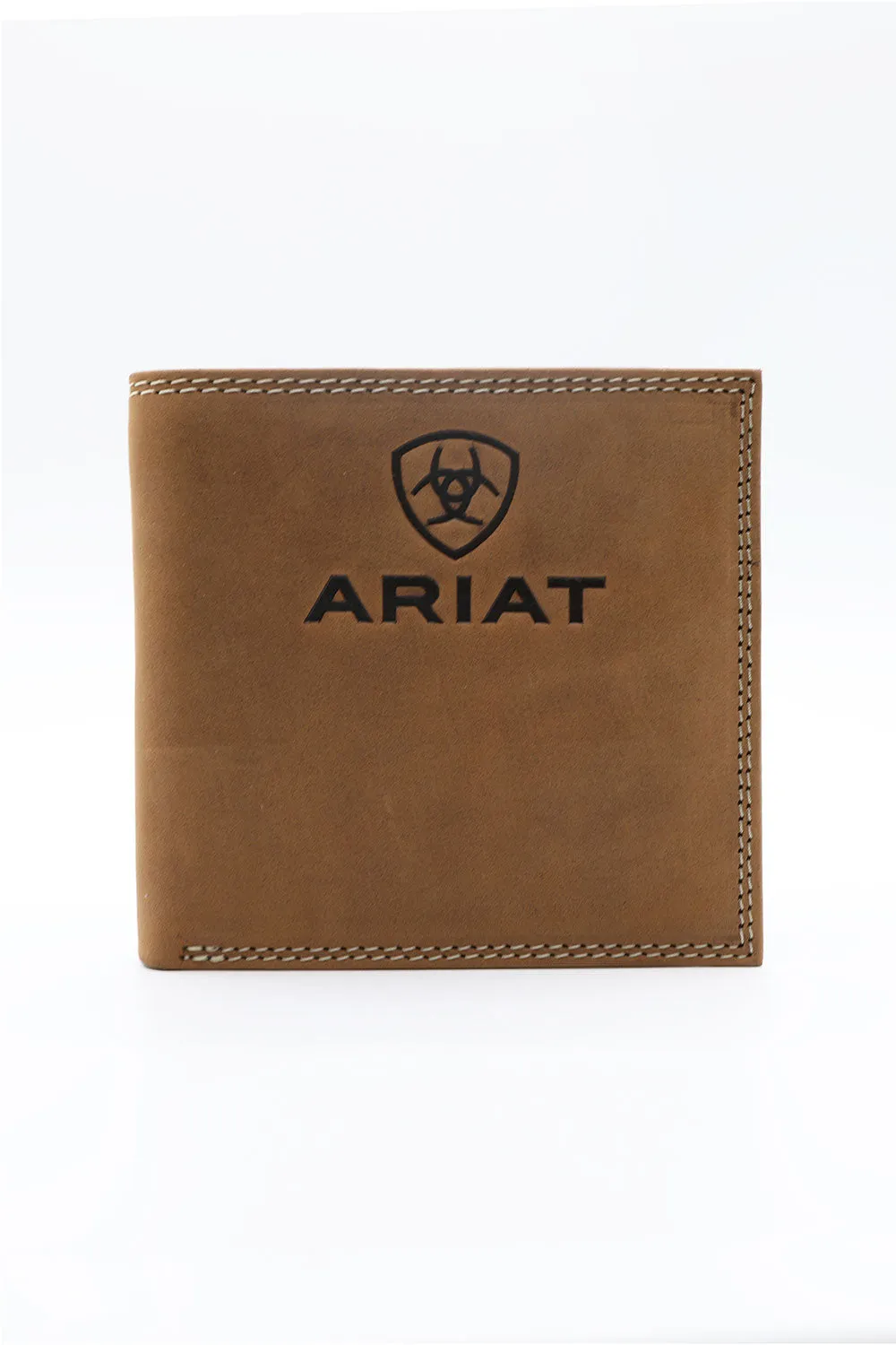 Ariat Bi-Fold Embroidered Wallet in Brown | A3548244-BROWN