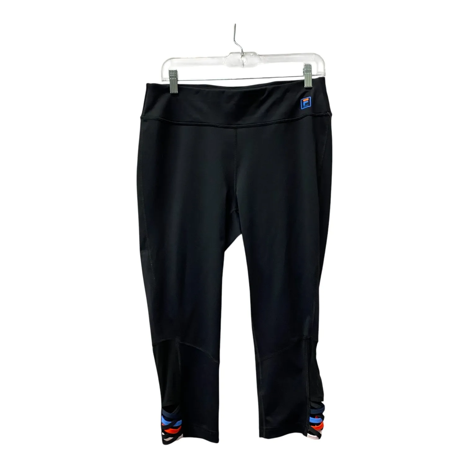Athletic Capris By Fila In Black, Size:L