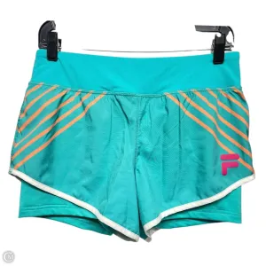 Athletic Shorts By Fila In Green, Size: S