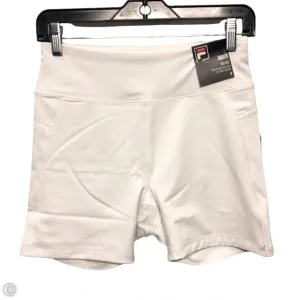Athletic Shorts By Fila In White, Size: M