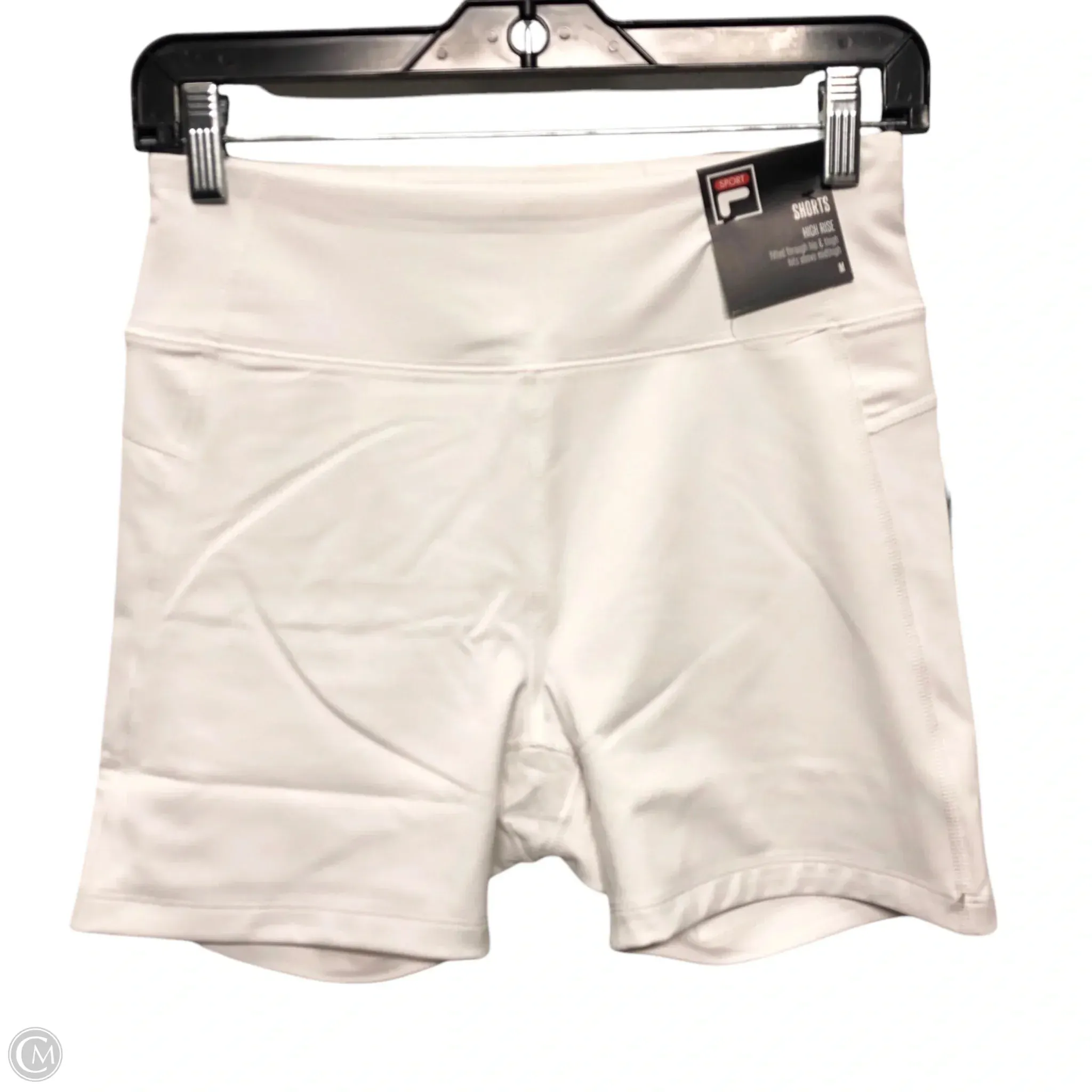 Athletic Shorts By Fila In White, Size: M