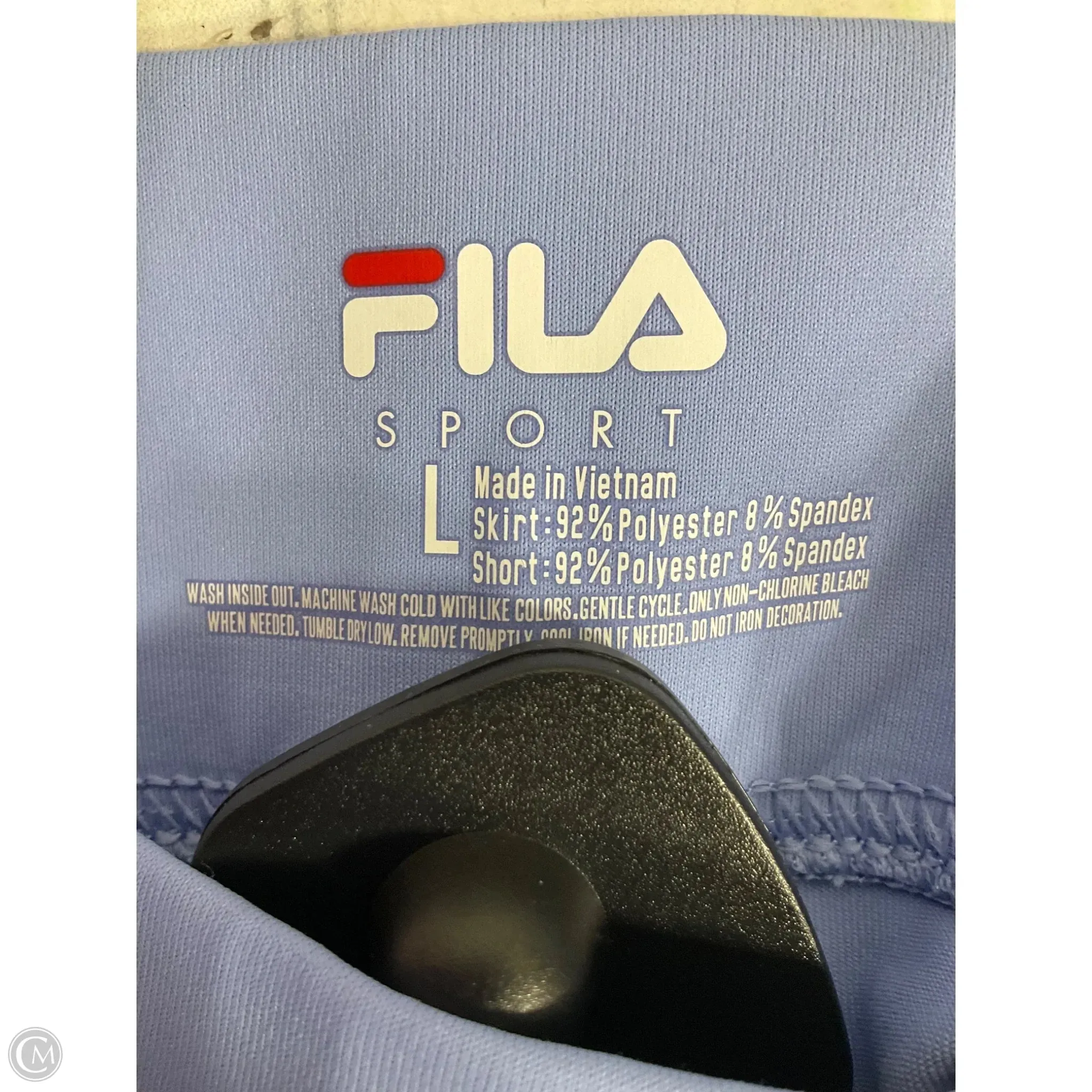Athletic Skort By Fila In Blue, Size: L
