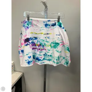Athletic Skort By Fila In Tie Dye Print, Size: Xl