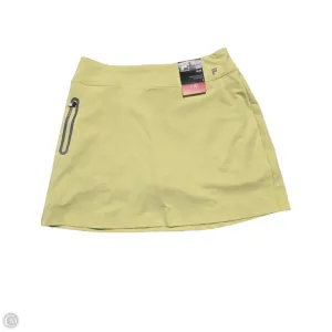 Athletic Skort By Fila In Yellow, Size: M