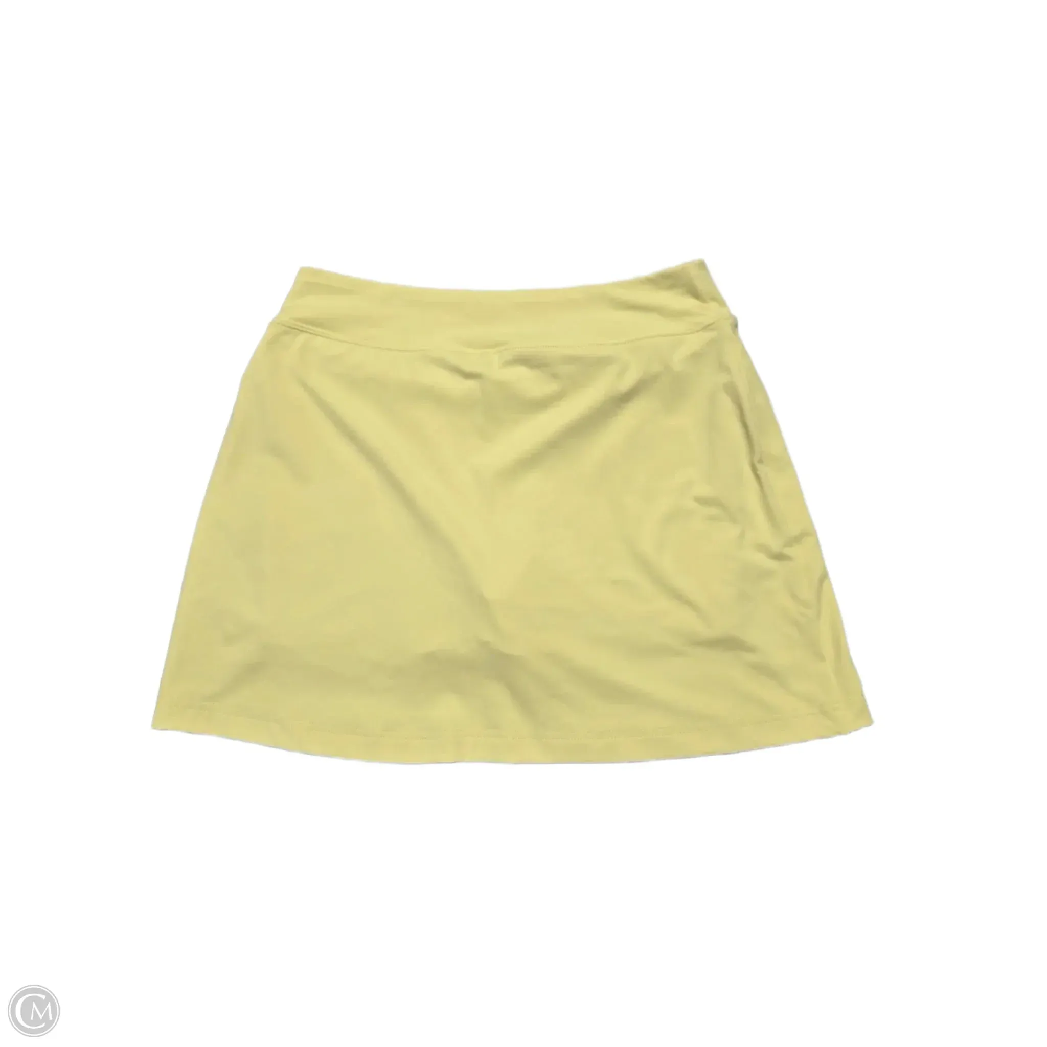 Athletic Skort By Fila In Yellow, Size: M