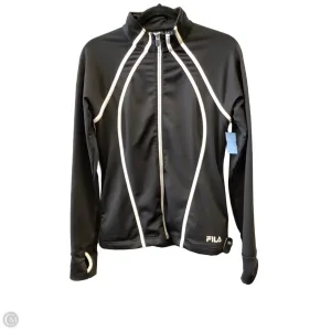 Athletic Sweatshirt Collar By Fila In Black, Size: M