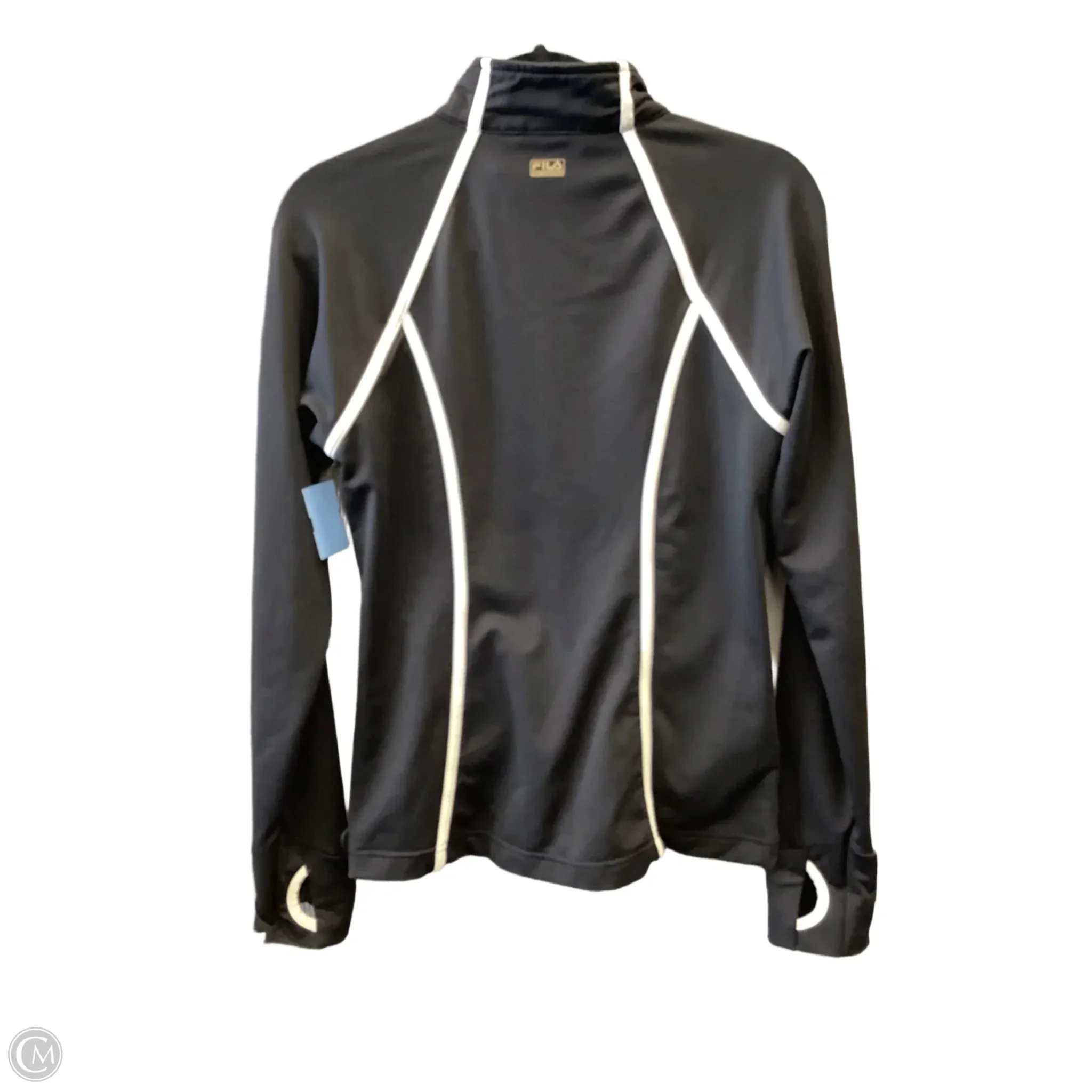 Athletic Sweatshirt Collar By Fila In Black, Size: M