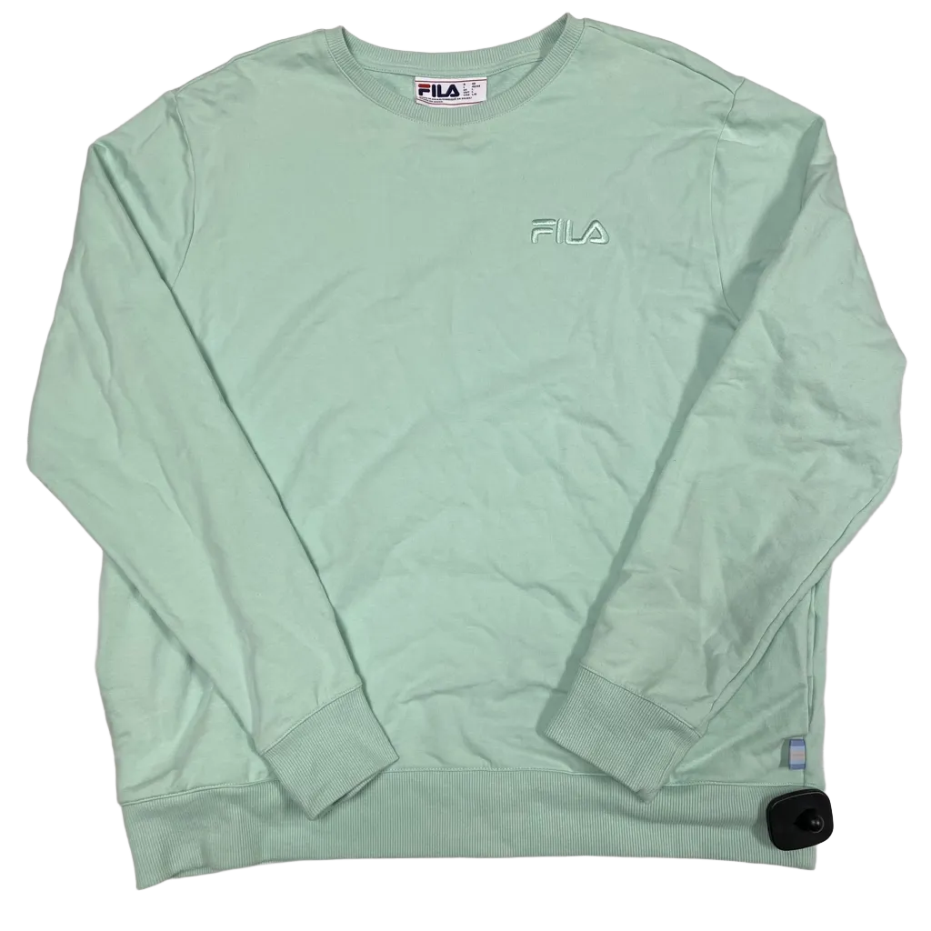 Athletic Sweatshirt Crewneck By Fila  Size: L