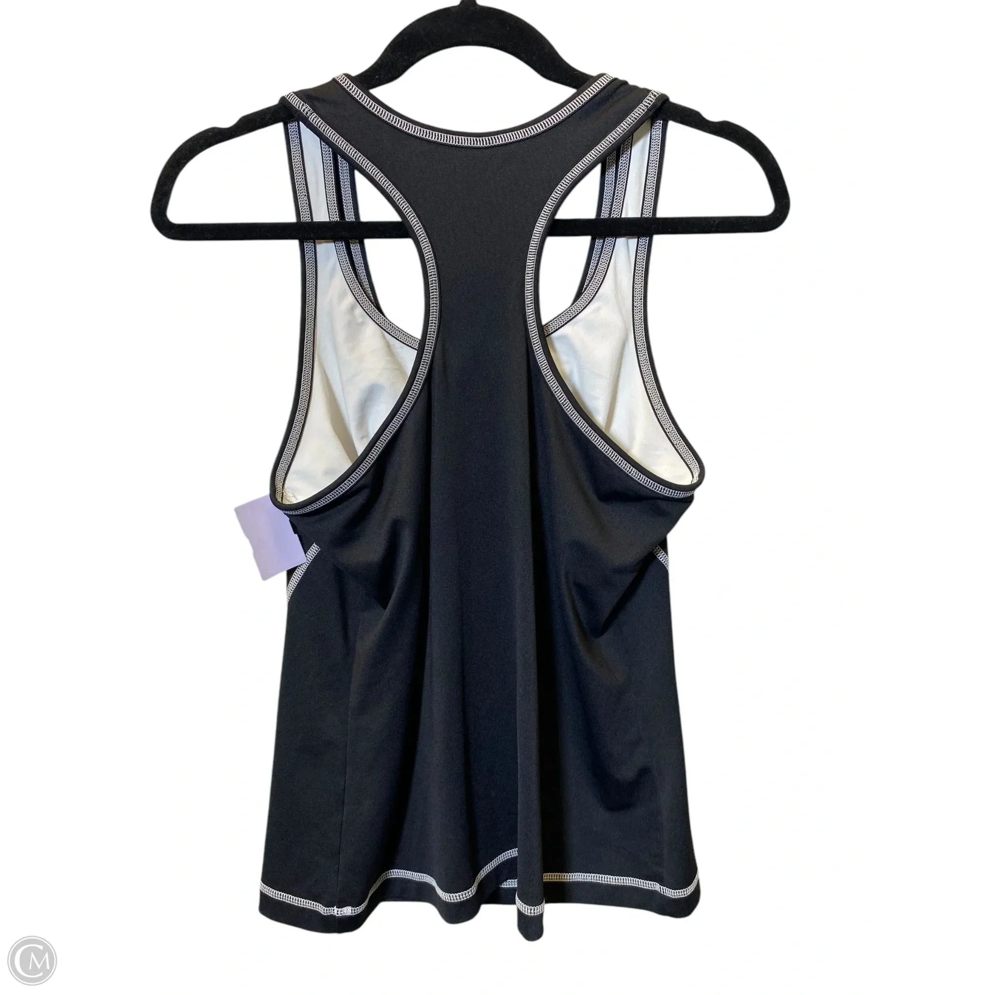 Athletic Tank Top By Fila In Black, Size: M