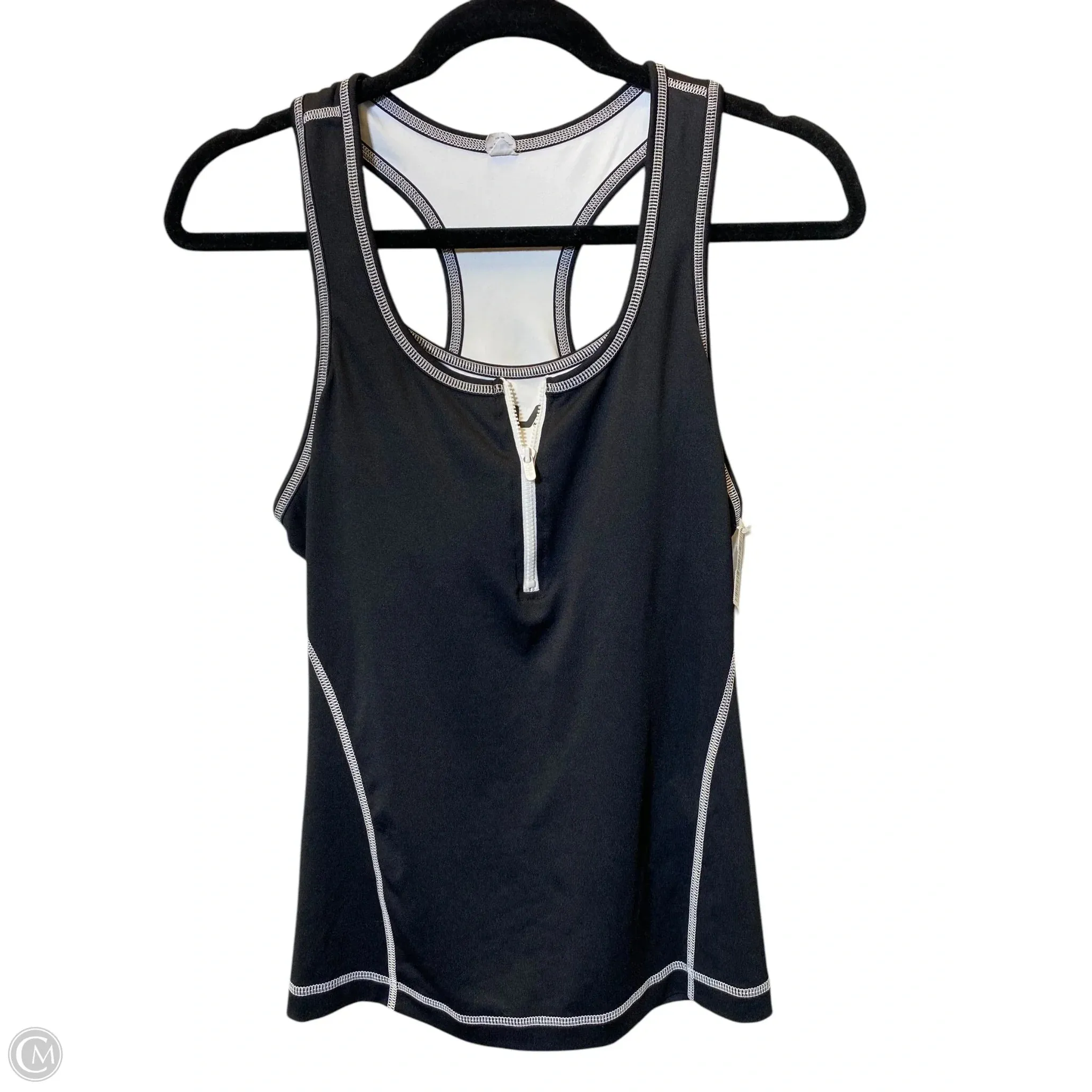 Athletic Tank Top By Fila In Black, Size: M