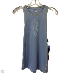 Athletic Tank Top By Fila In Blue, Size: Xs