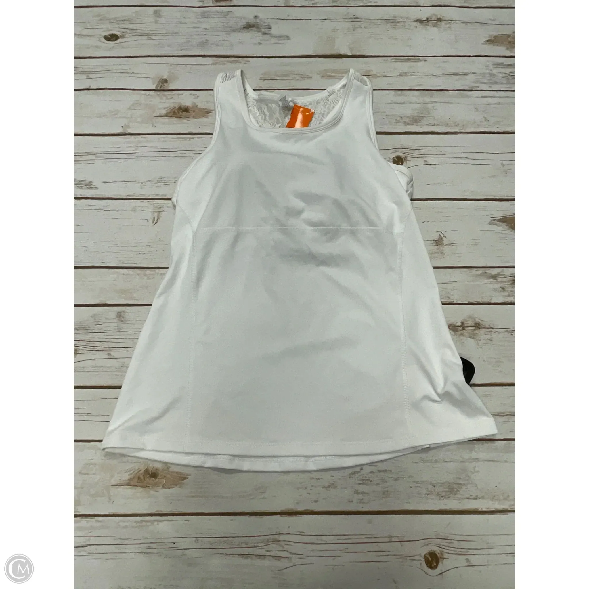 Athletic Tank Top By Fila In White, Size: M
