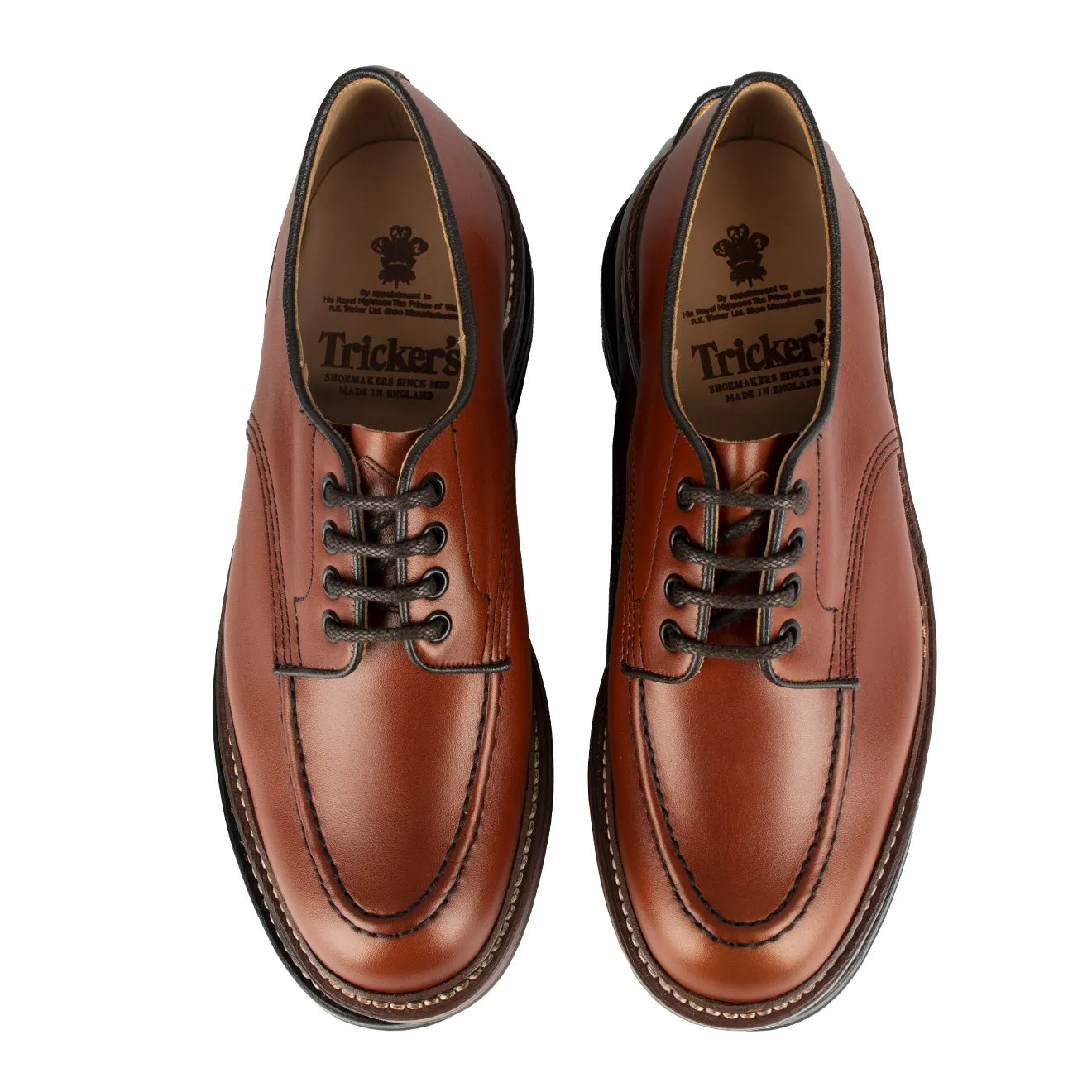Best-Selling Trickers Heath Golf Derby Shoe Marron  Stylish & Comfortable