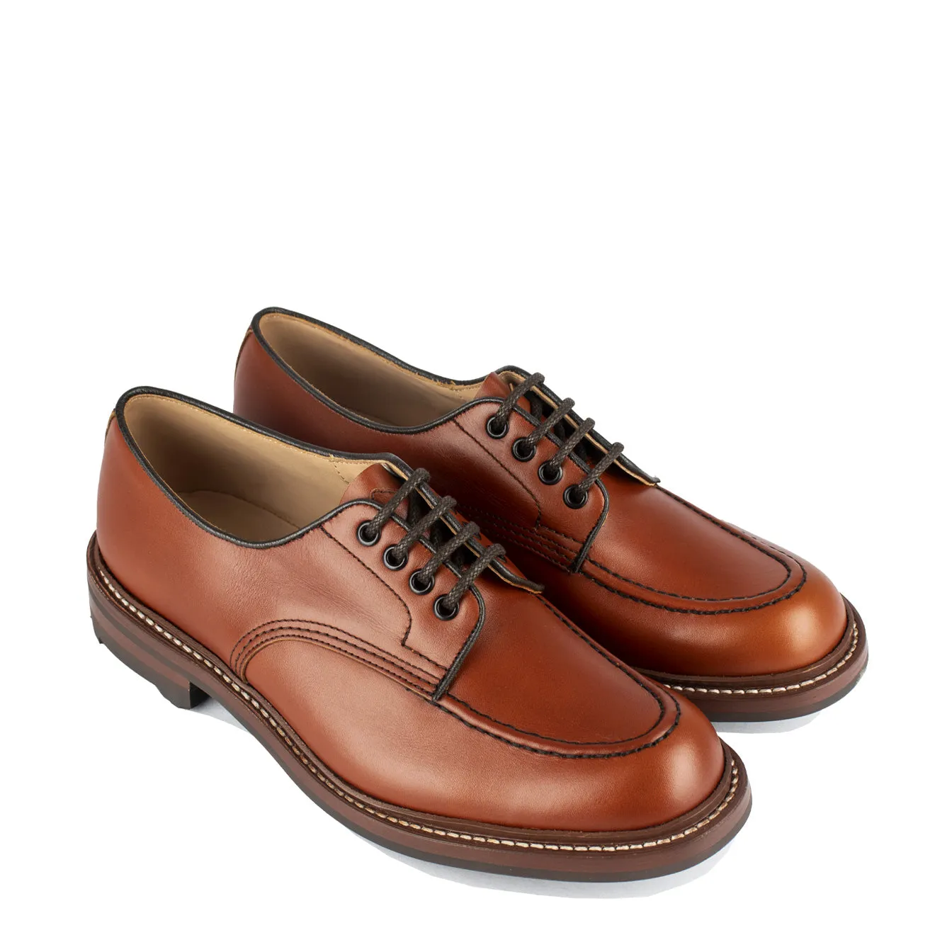 Best-Selling Trickers Heath Golf Derby Shoe Marron  Stylish & Comfortable