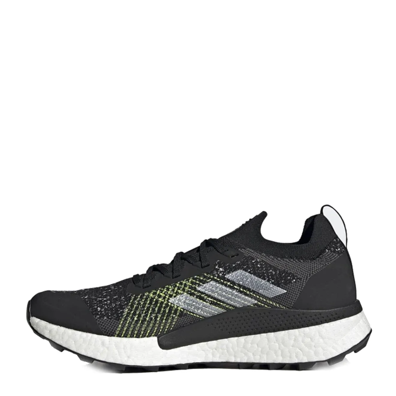 BestSelling Adidas Terrex Two Ultra Trail Running Shoes Core Black / Cloud White / Solar Yellow  Today Only!