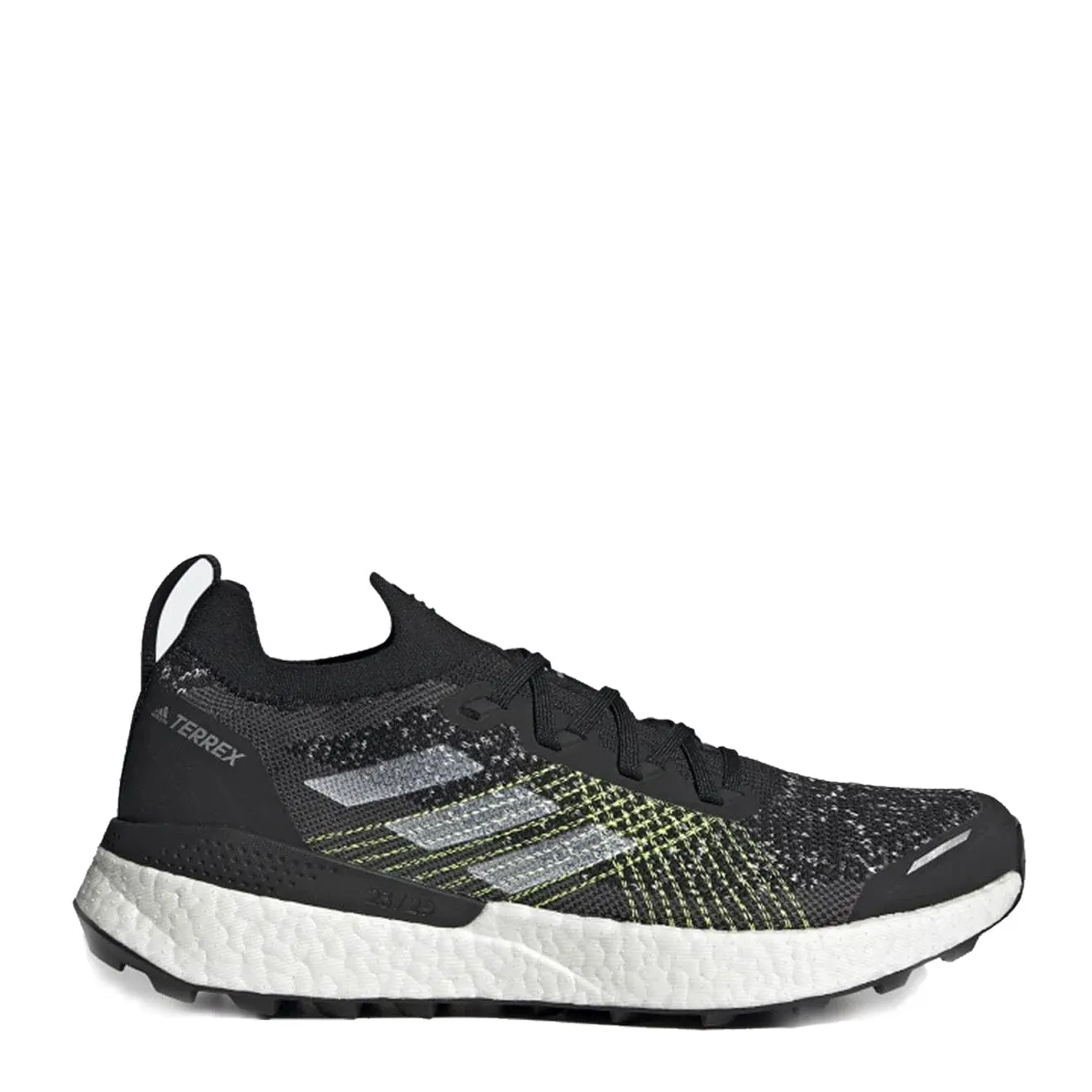 BestSelling Adidas Terrex Two Ultra Trail Running Shoes Core Black / Cloud White / Solar Yellow  Today Only!