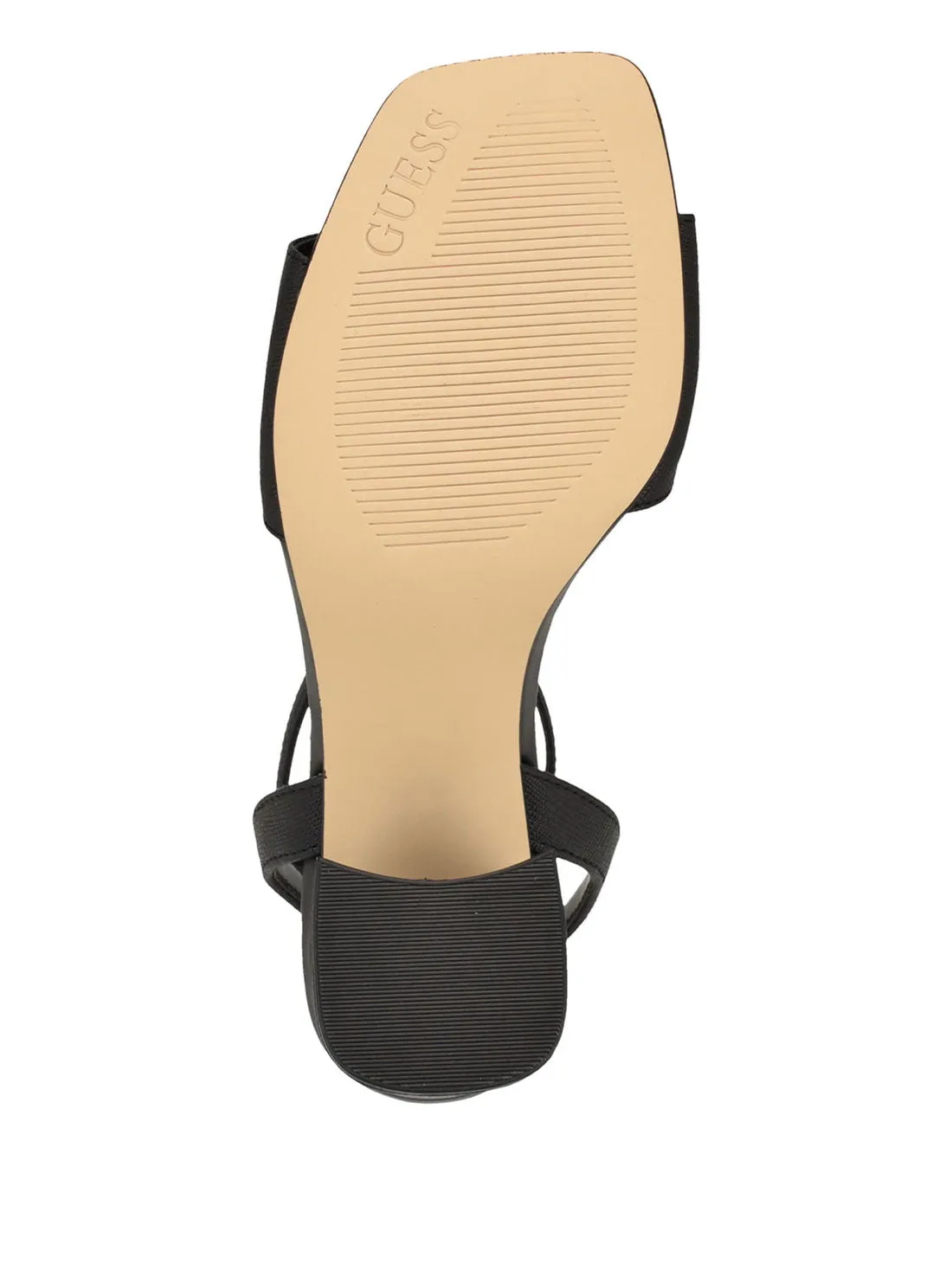 Black Gelyae Strappy Block Heels Guess