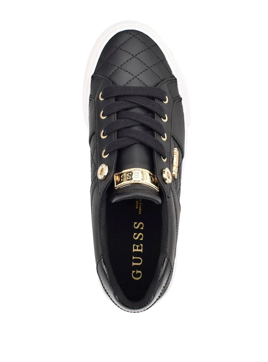 Black Gold Loven Low-Top Sneakers Guess