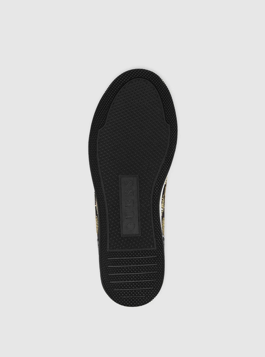 Black Invited Low-Top Sneakers Guess