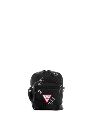 Black Originals Logo Camera Bag Guess