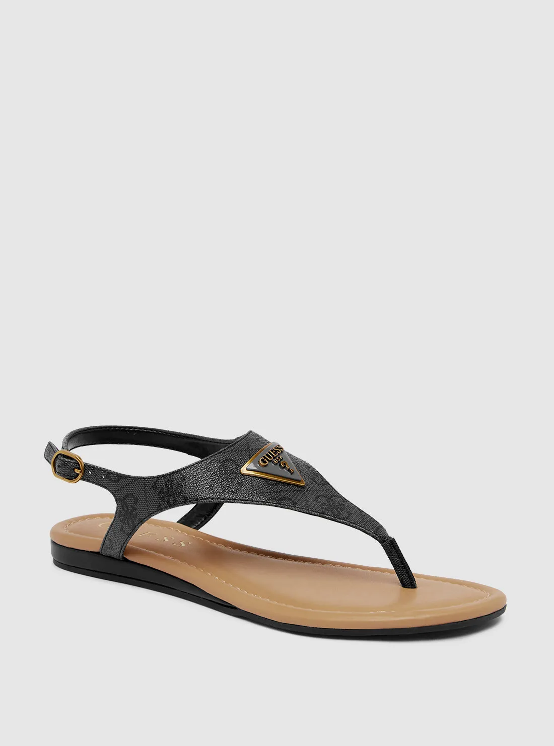 Black Unali Sandal Guess
