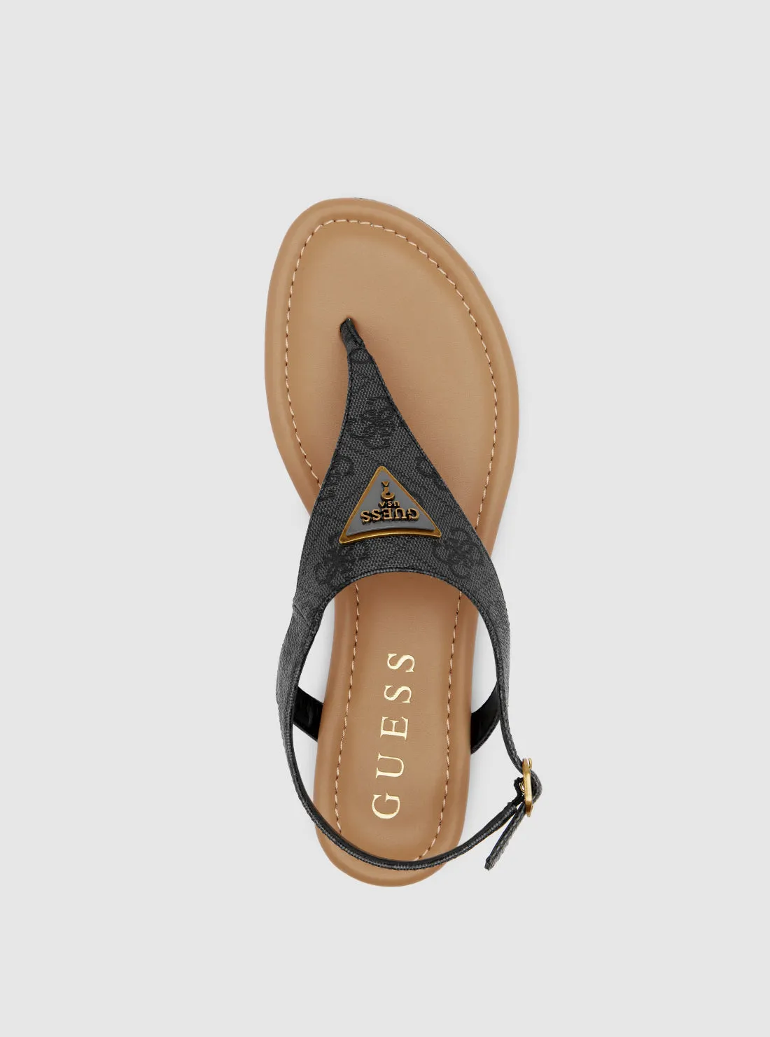Black Unali Sandal Guess