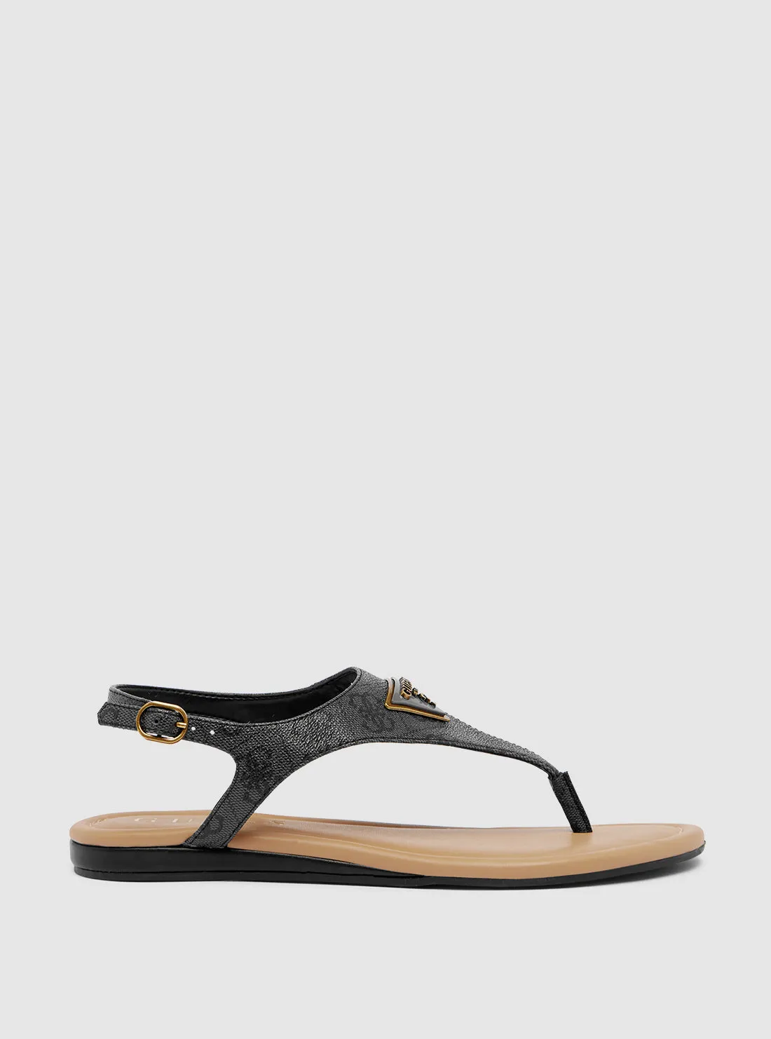 Black Unali Sandal Guess