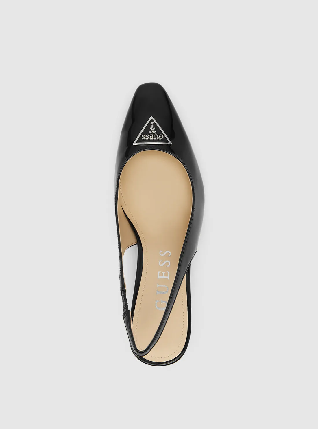 Black Valinda Block Heel Guess