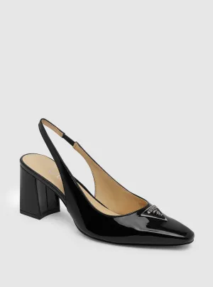 Black Valinda Block Heel Guess