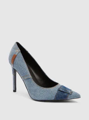 Blue Avel Stiletto Heels Guess