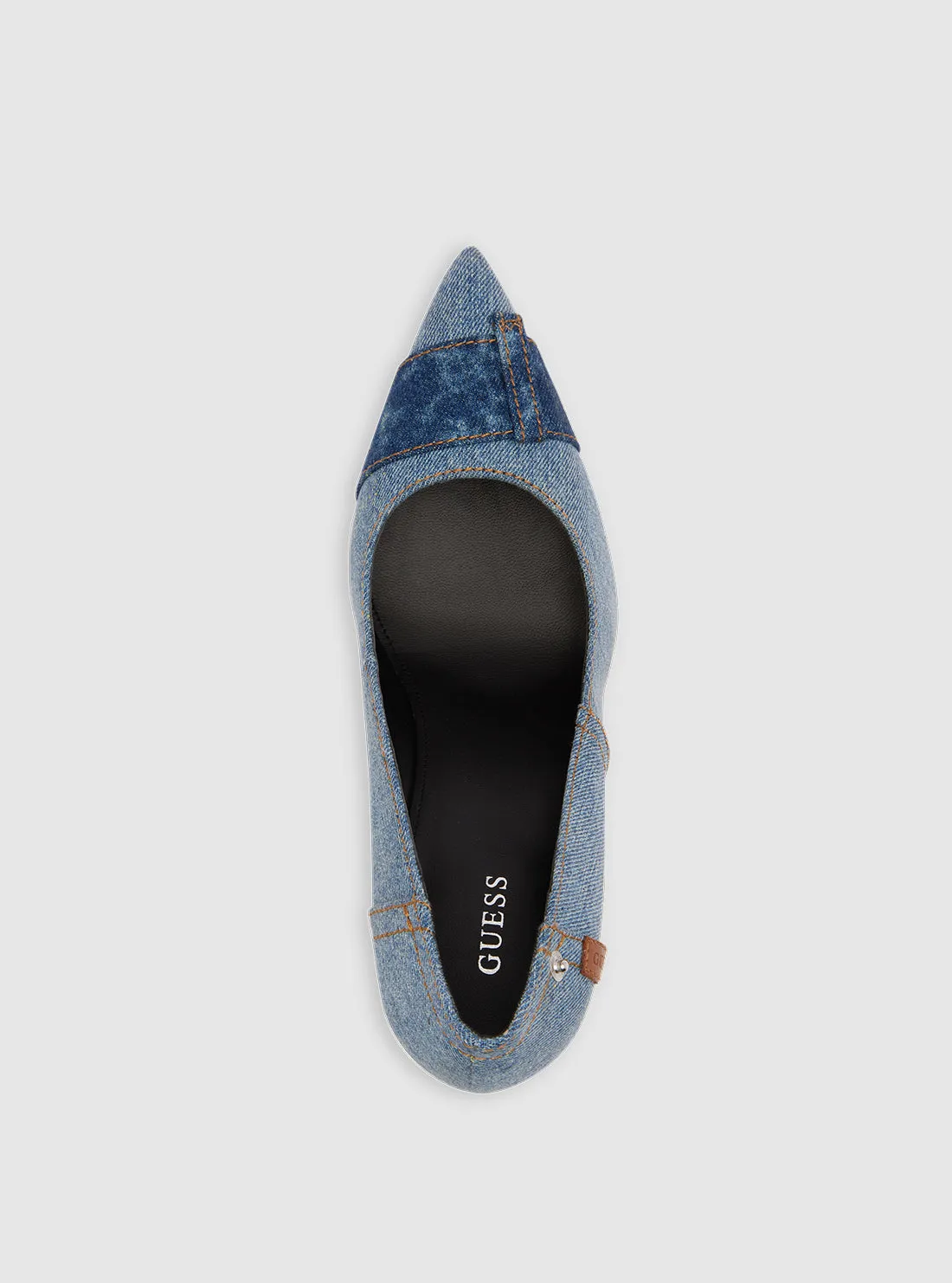 Blue Avel Stiletto Heels Guess