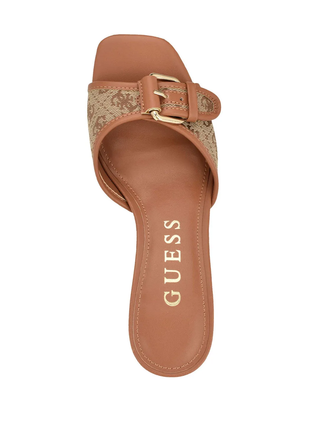 Brown Dista Kitten Heel Guess