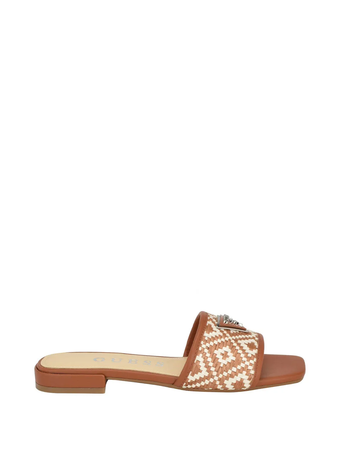 Brown Tamsen Slide Sandal Guess