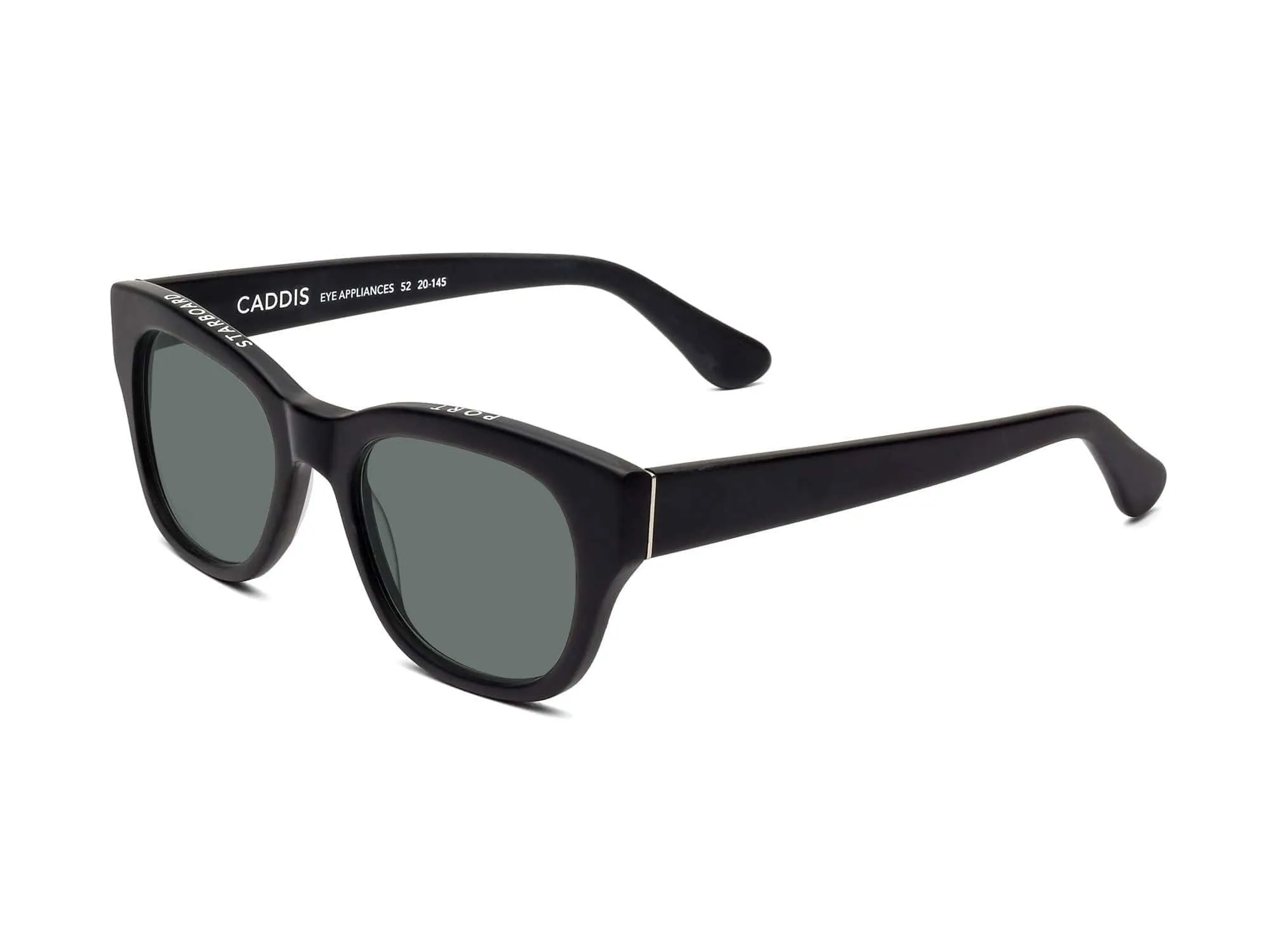 CADDIS - MIKLOS SUNGLASSES MATTE BLACK GREY POLARIZED