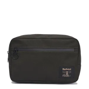Clearance Price Barbour Field Canvas Washbag Olive/Black  Ends Soon!