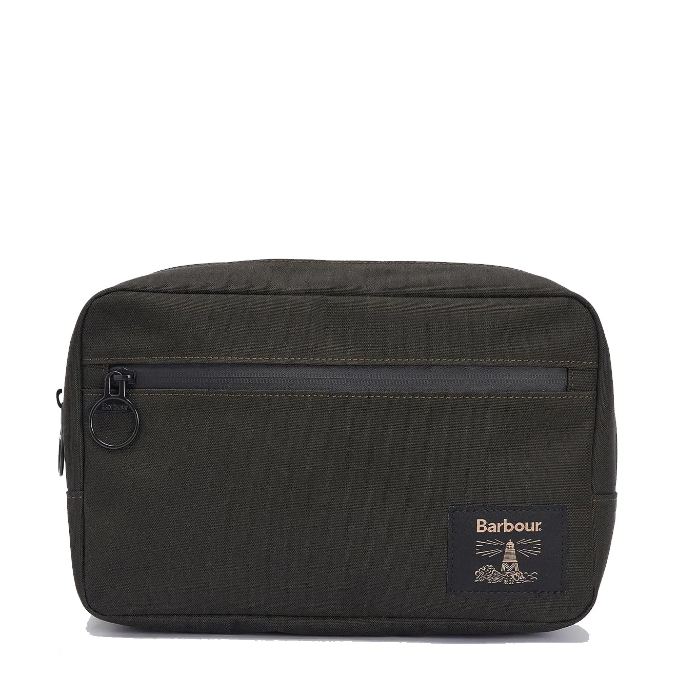 Clearance Price Barbour Field Canvas Washbag Olive/Black  Ends Soon!