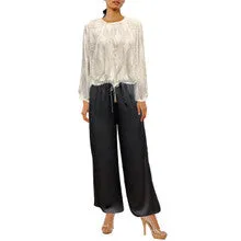 Clearance Price Tomlin Mix Media Embroidery Popover Top  Almost Sold Out!