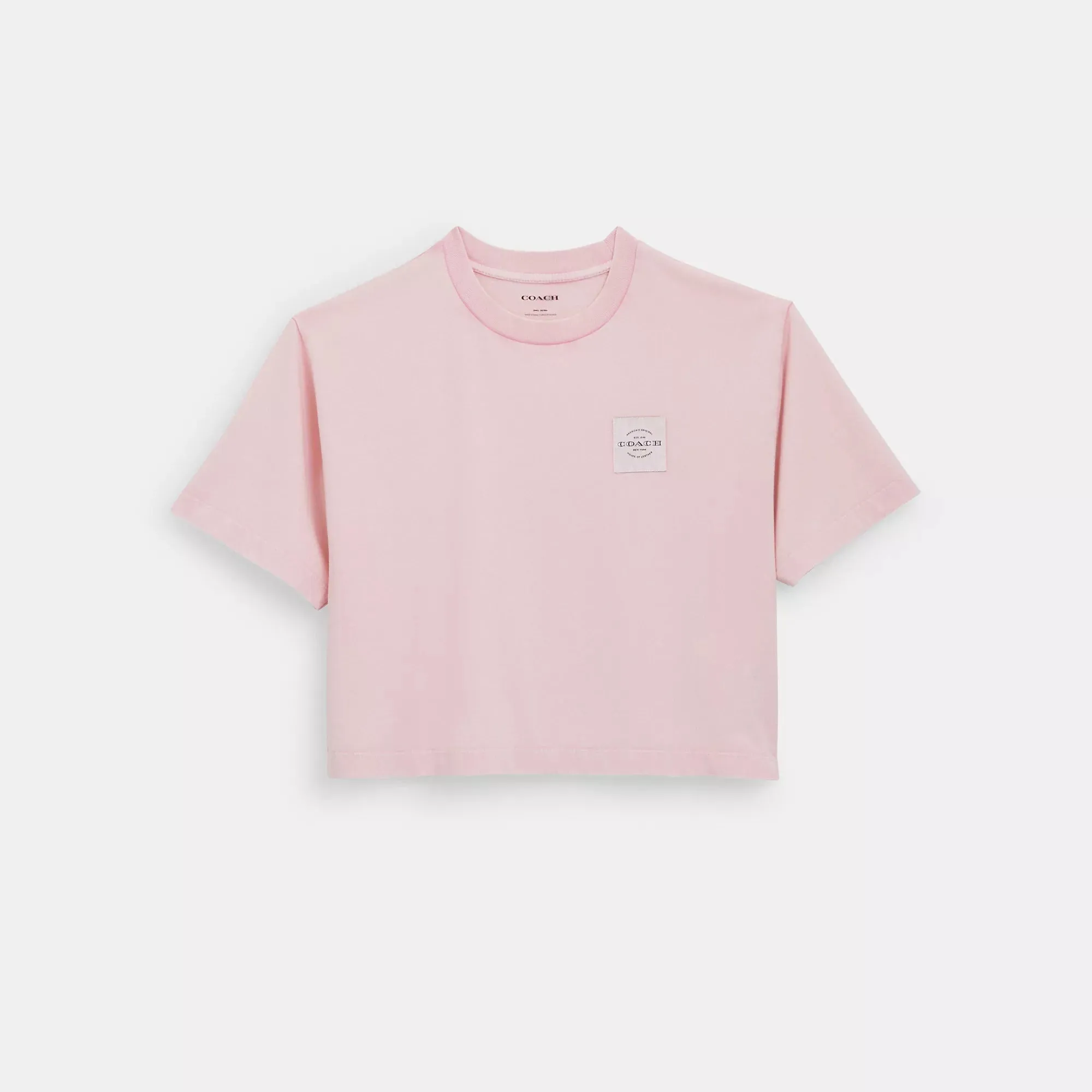 Coach Outlet Garment Dye Cropped T Shirt