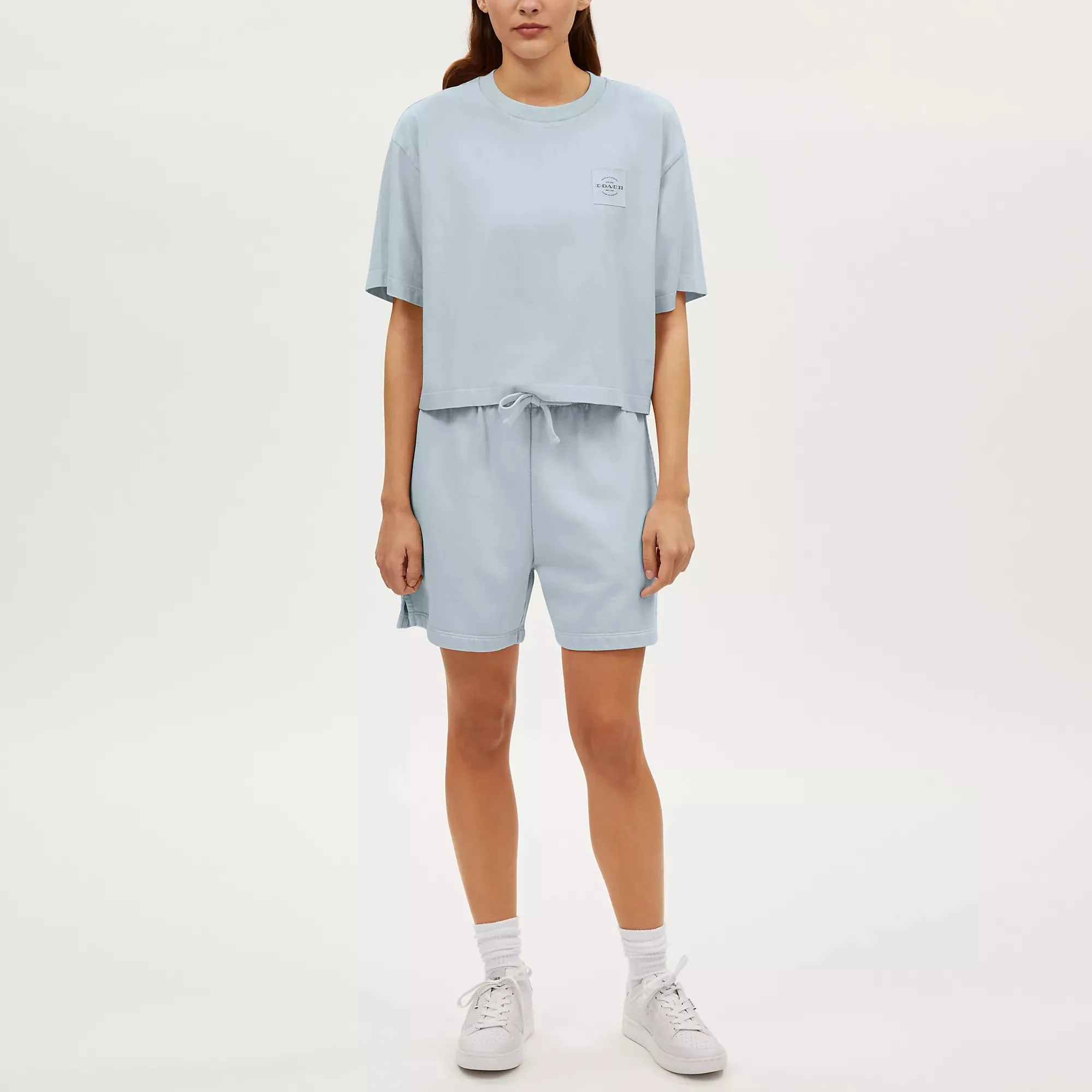 Coach Outlet Garment Dye Cropped T Shirt