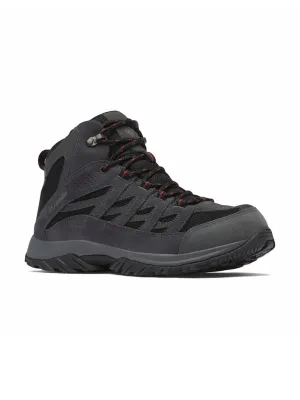 Columbia Men Black CRESTWOOD MID Water Resistant Shoes