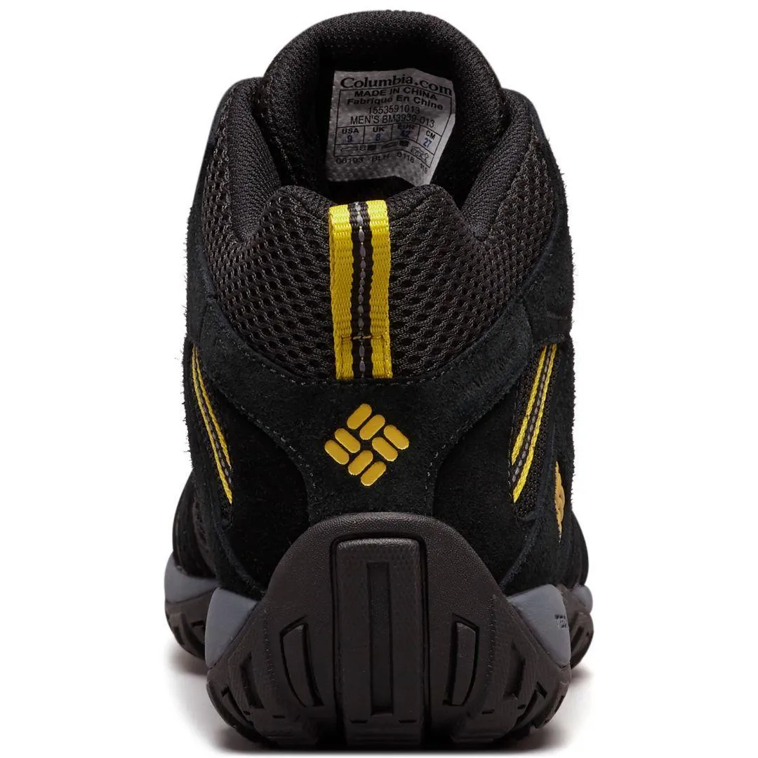 Columbia Men Black REDMOND MID Water Resistant Shoes