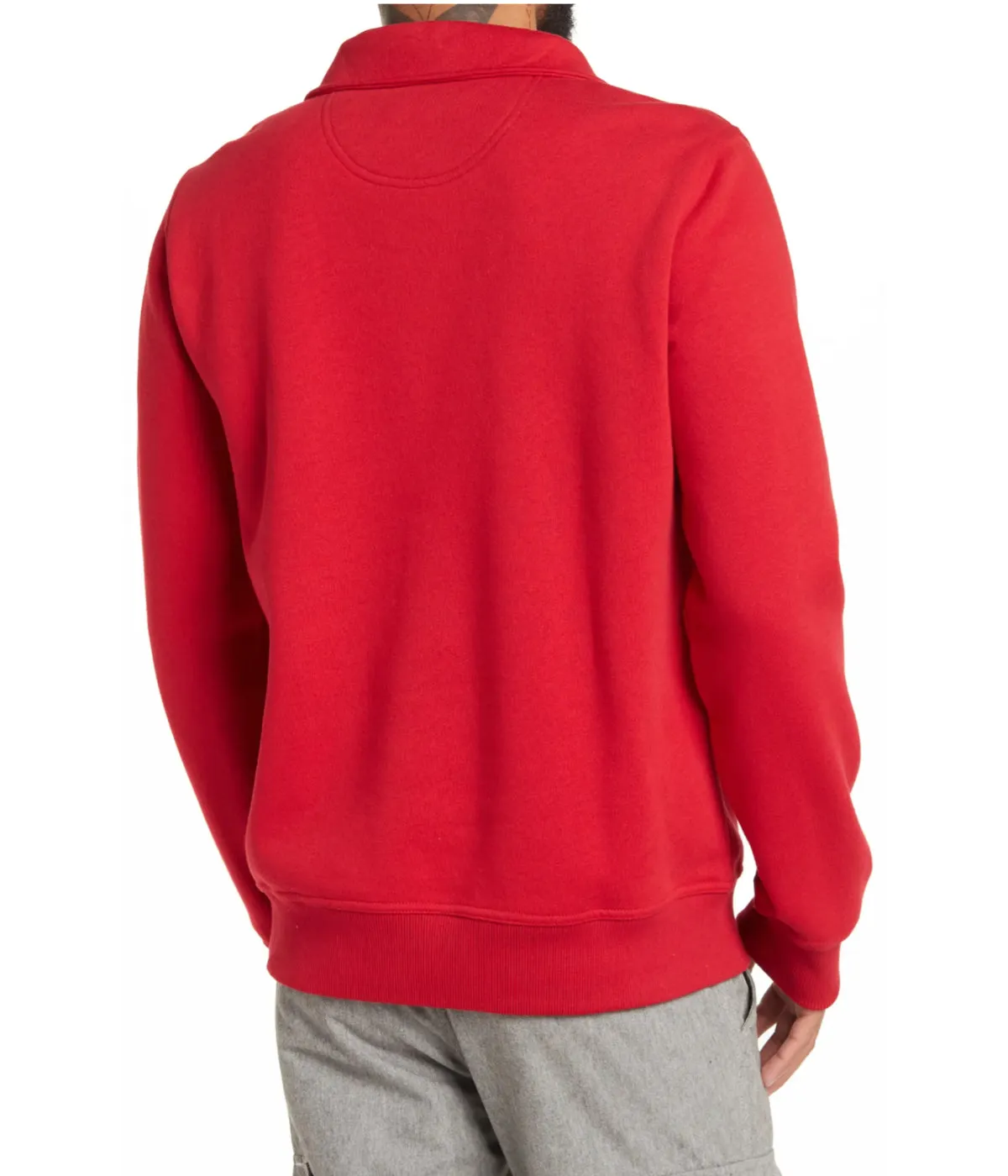 Customer Favorite Quarter Zip Luxe Fleece Pullover Deep Red  Last Few Pieces!