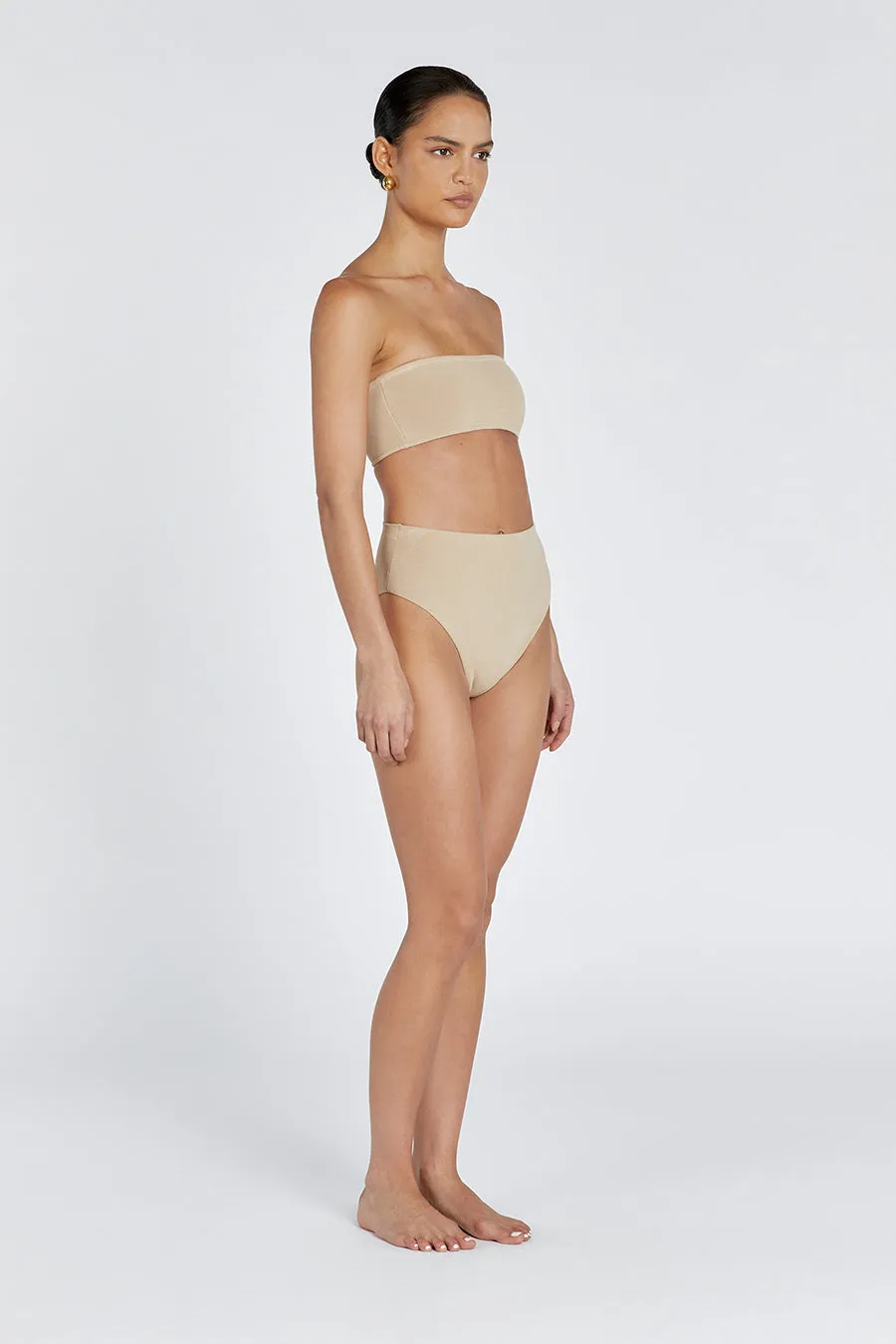 Dissh BASE BEIGE BANDEAU TOP