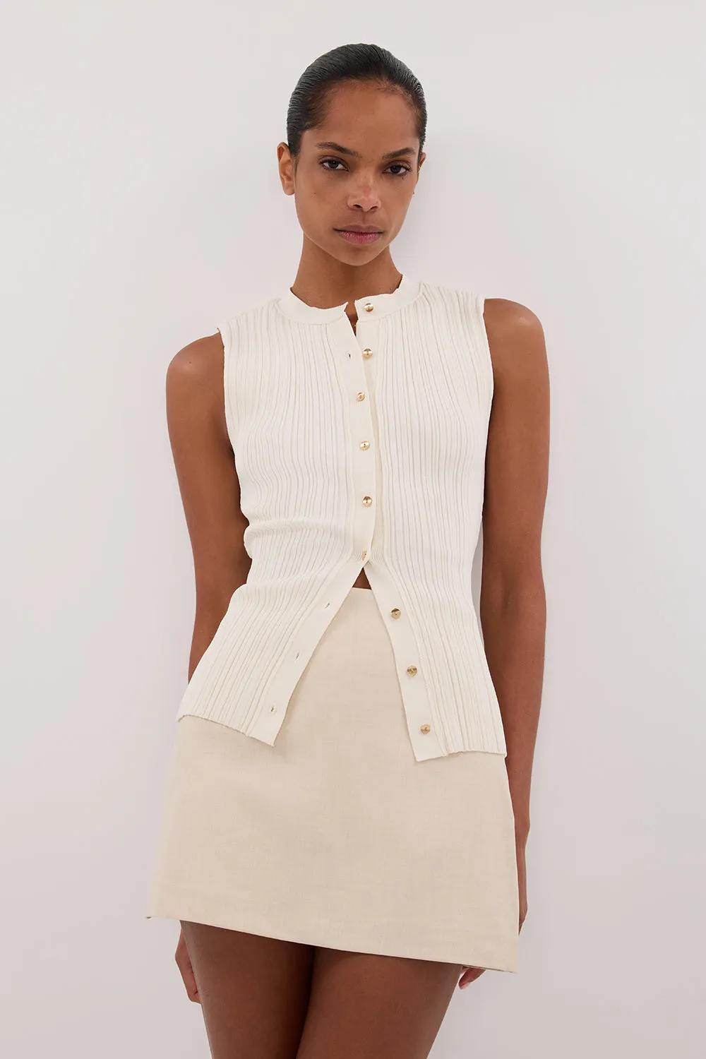 Dissh JASMINE PLASTER KNIT TOP