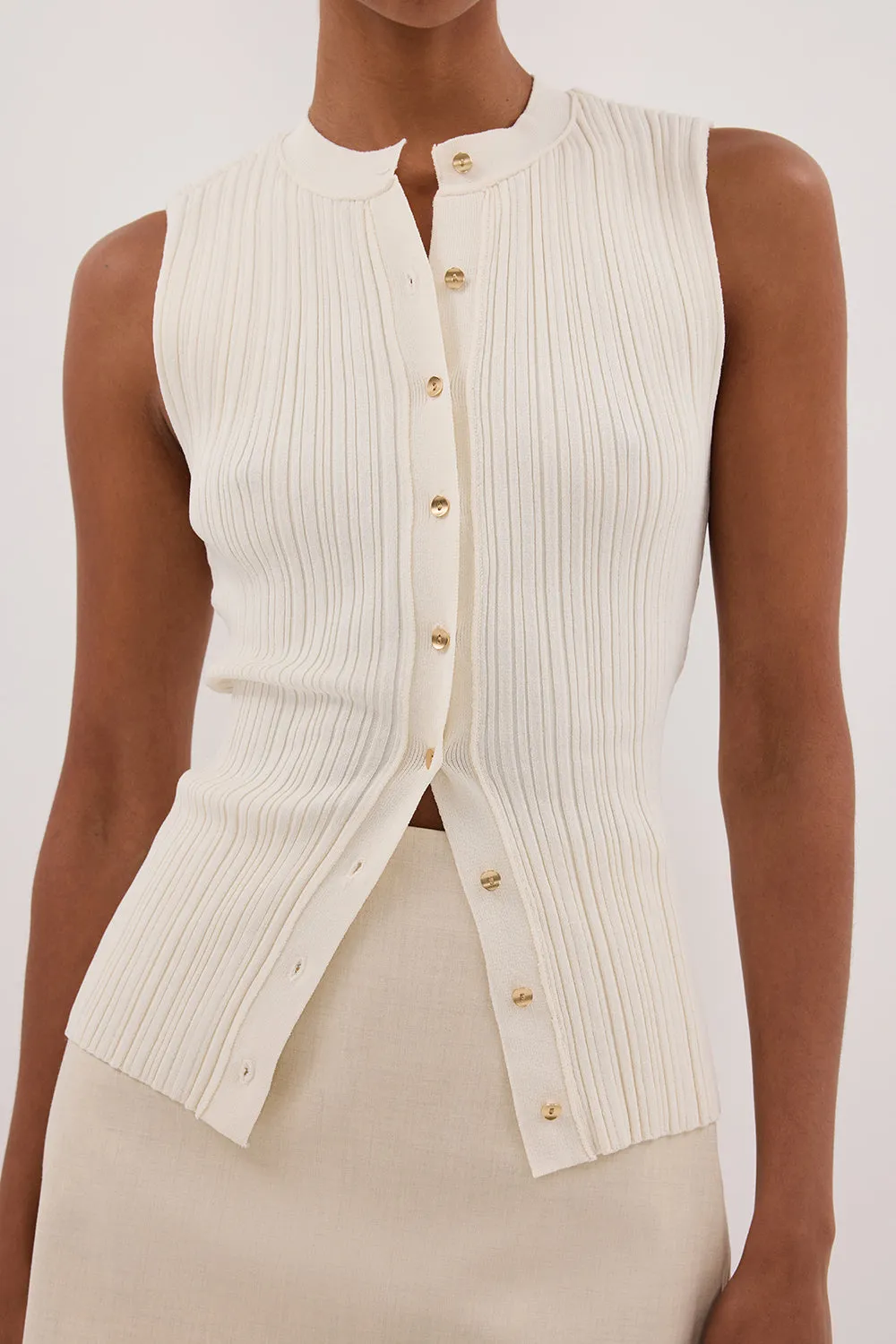 Dissh JASMINE PLASTER KNIT TOP