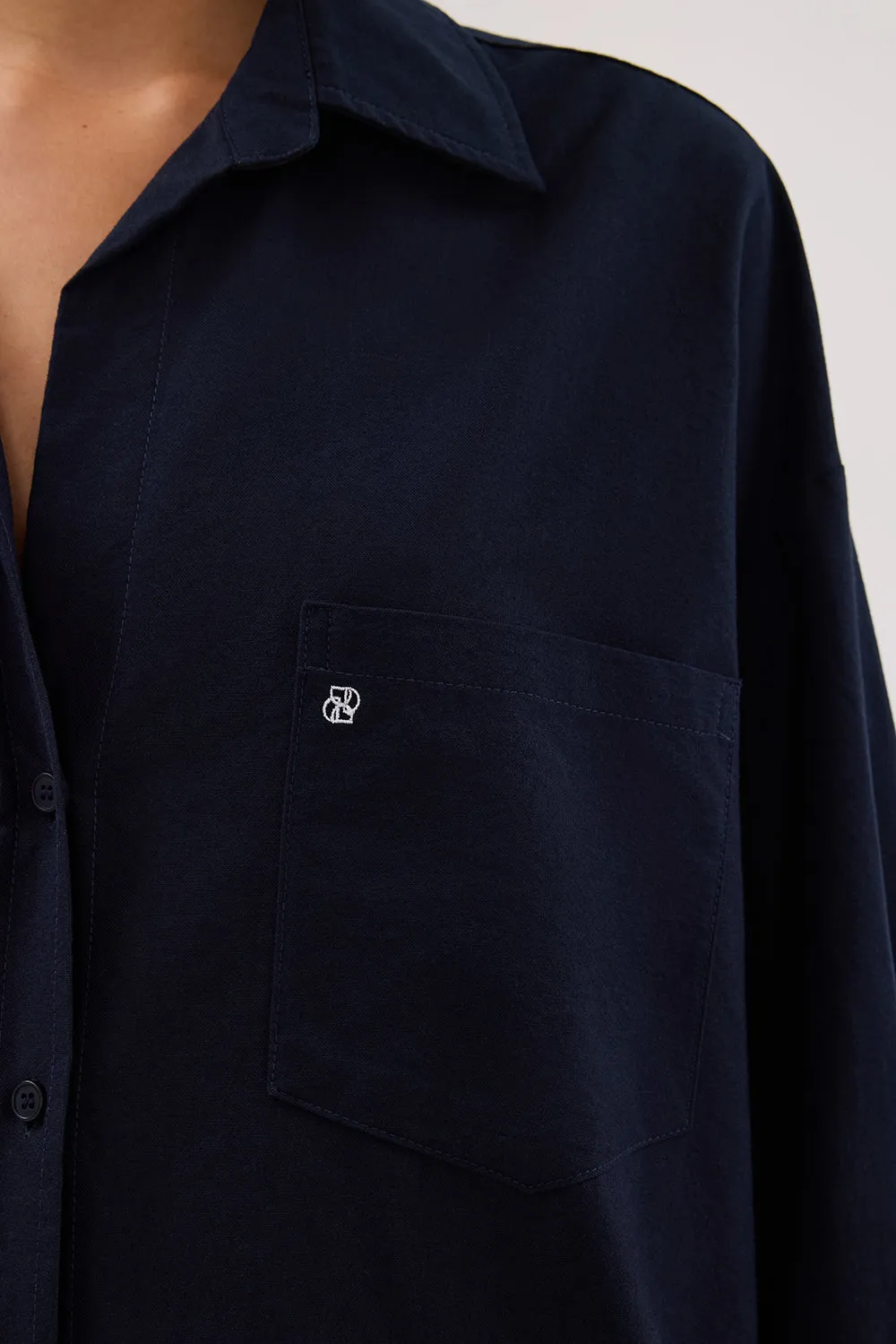 Dissh RHEA INK OVERSIZED COTTON SHIRT