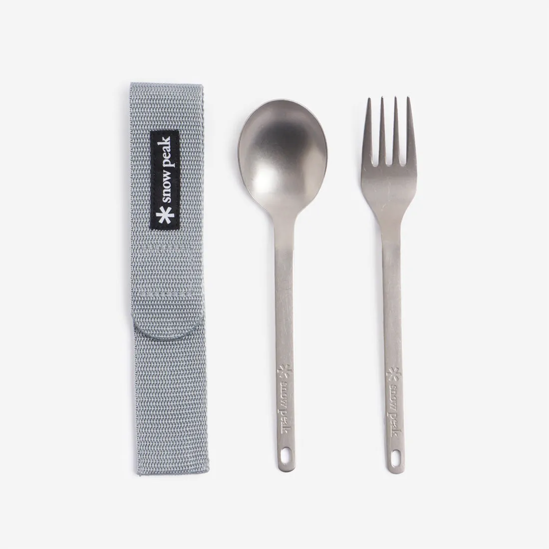 Doorbuster Snow Peak Titanium Fork & Spoon Set  Limited Release!