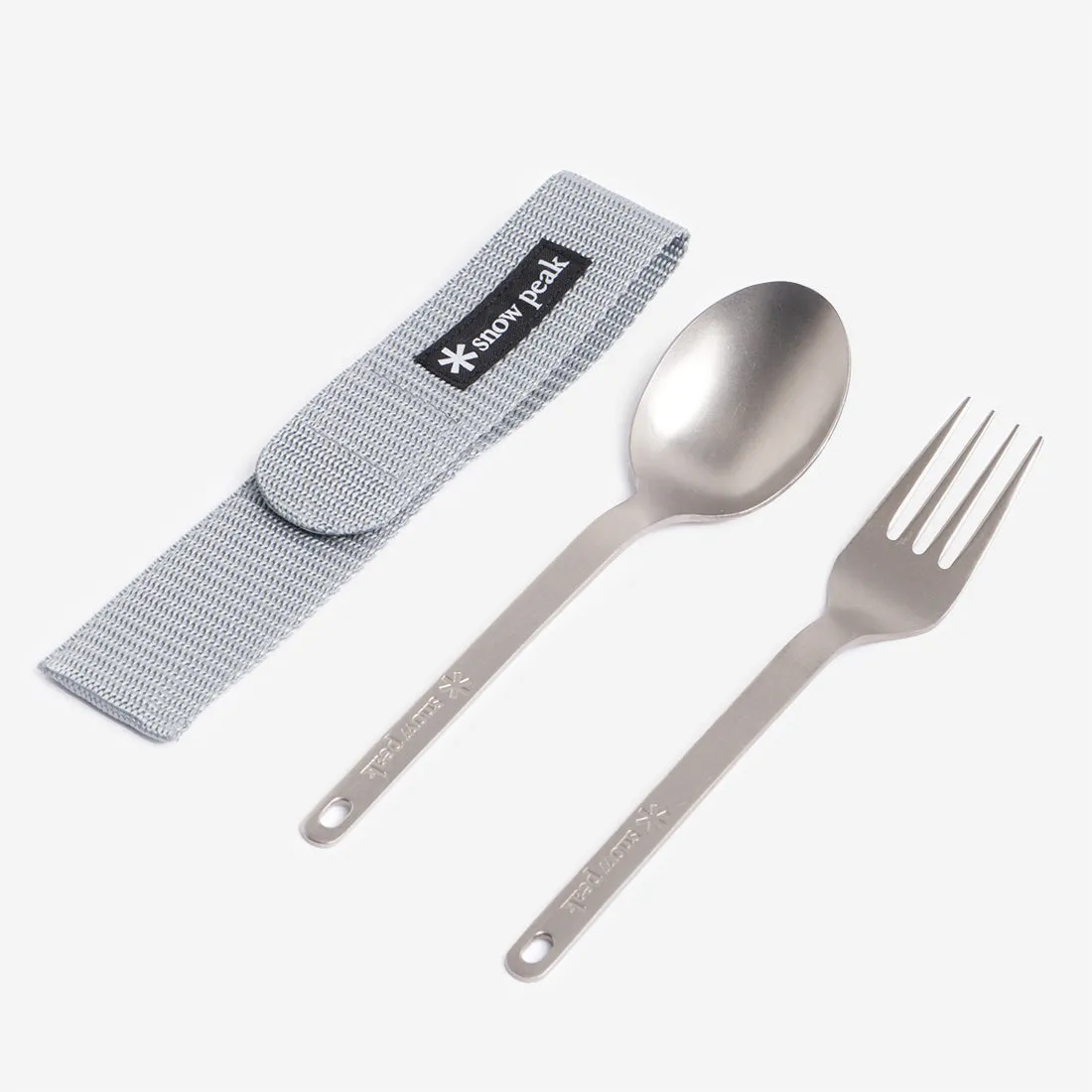 Doorbuster Snow Peak Titanium Fork & Spoon Set  Limited Release!